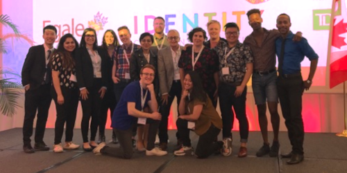 Egale team at the Identity Conference