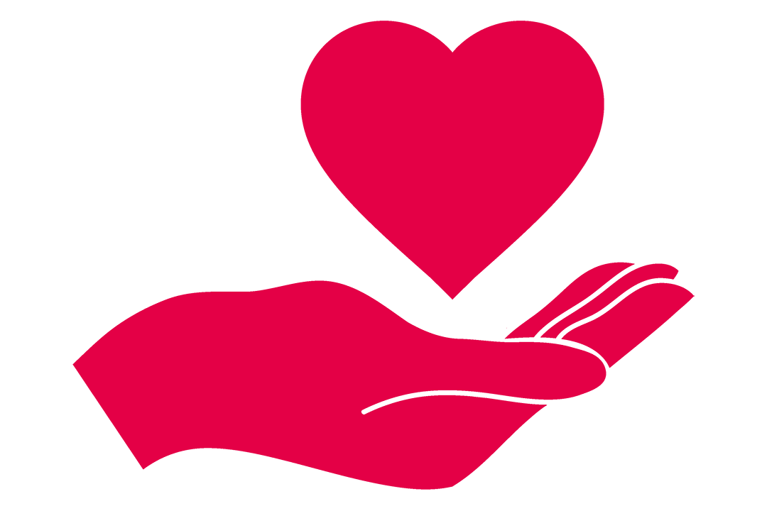 Icon: hand holding heart